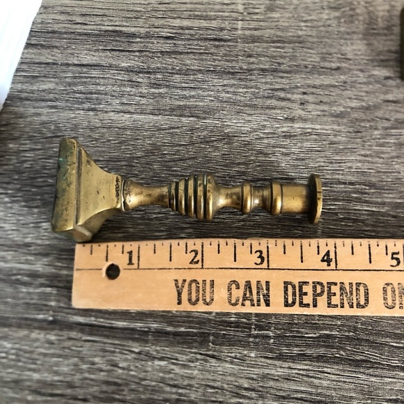 Vtg Miniature Brass Candle Holders - Picture 6 of 11